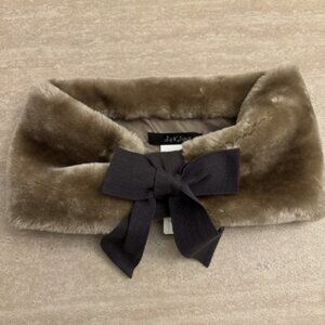 Monnalisa Girl Light Brown Faux Fur Neck Scarf Collar Stole / Band